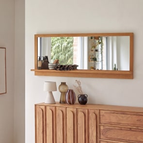 Easy - Miroir d'entrée en chêne 120x50 cm