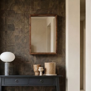 Easy - Specchio da ingresso in palissandro 70x45 cm