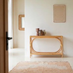 Ella - Haltafel van rotan D. 35 cm