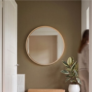 Fanie - Hallway mirror in oak 90x90 cm