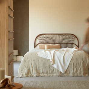 Colette - Testiera in rattan scuro 160 cm