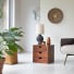 Kwarto - Solid sheesham 3-drawer cube unit