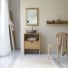 Kwarto - Solid teak vanity unit, 60 cm
