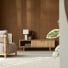 Jonàk - Mueble para TV de teca maciza de 140 cm