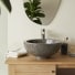 Bahya - Waschbecken aus Marmor grey ∅ 35 cm
