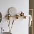 Bahya - Horizontal bathroom shelf in solid teak