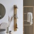 Bahya - Estantería de baño vertical de teca maciza