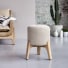 Drum - Puf Linen de roble macizo