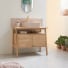 Pola - Solid oak vanity unit 90 cm