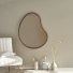 Dim - Miroir d'entrée en mindi 85x65 cm