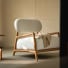 Romane - Sillón de madera de mindi maciza