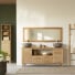 Soho - Mueble para lavabo de roble macizo de 165 cm