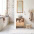 Kwarto - Mueble para lavabo de roble macizo de 60 cm