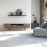Ellie - Mobile TV in legno di noce massello 180 cm