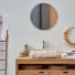 Scrula Slim - Rectangular basin in cream marble w. 50 cm