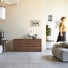 Senson - Solid walnut TV unit 120 cm