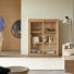 Heidi - Solid oak display cabinet 110 cm