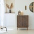 Bilal - Aparador de madera de mango macizo y terrazo de 80 cm