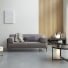 Finn - 3-seater sofa in taupe grey fabric