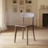 Abel - Sedia in mogano massiccio marrone