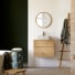 Jacob - Solid oak vanity unit 60 cm