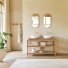 Achille - Vanity unit in solid teak, 135 cm