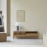 Isaure - Tv-meubel van massief teakhout en premium terrazzo 140 cm