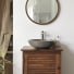 Calypso - Lavabo in marmo grey ∅ 43 cm