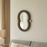 Agate - Mindi wood mirror 60x40 cm