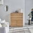 Nino - Hallway sideboard in solid teak 110 cm