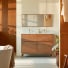 Gabrielle - Mobile per il bagno in mango massello e ceramica 120 cm