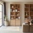 Aliette - Bücherschrank aus Massiv-Eichenholz