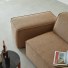Dario - Accoudoir modulable en tissu camel