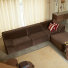 Quinto - Modulares Ecksofa rechts aus braunem Stoff, 4-5 Sitzer
