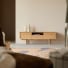 Ellie - Mobile TV in rovere massello 125 cm