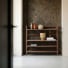 Esmée - Hoge haltafel van notenhout D. 35 cm