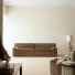 Quinto - Divano modulare in tessuto camel 3 posti