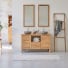 Soho - Solid teak vanity unit - 125 cm