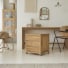 Eden - Bedside Table in solid teak, 3 drawers