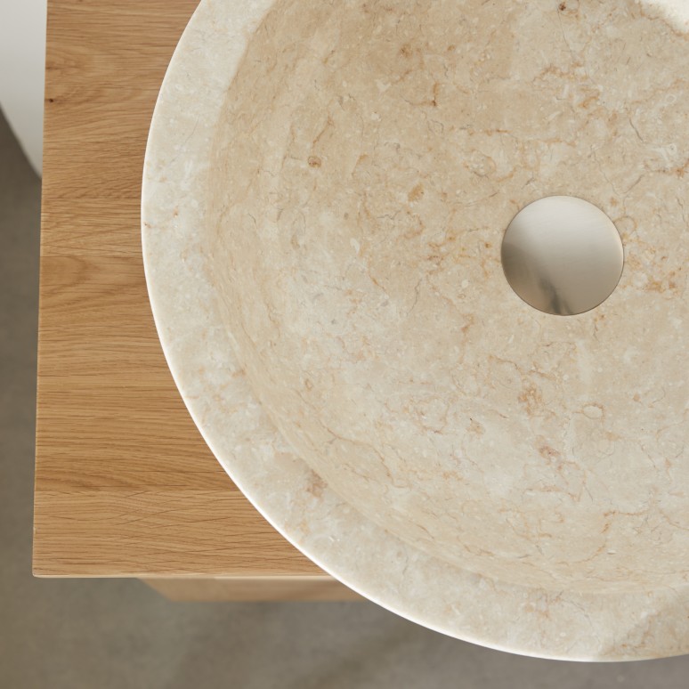 Calypso - Cream marble basin