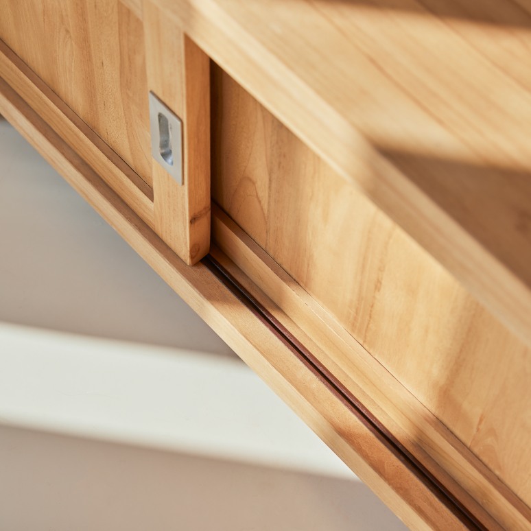 Coffee Tek - TV Schrank aus massivem Teakholz 180 cm