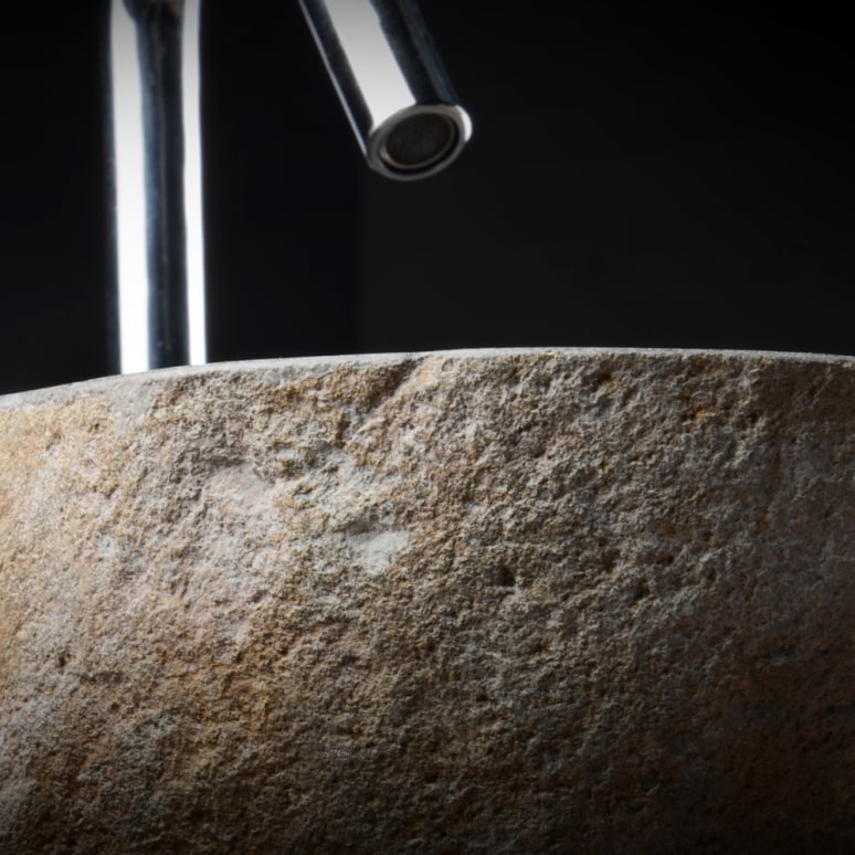 Nobu - River stone hand basin