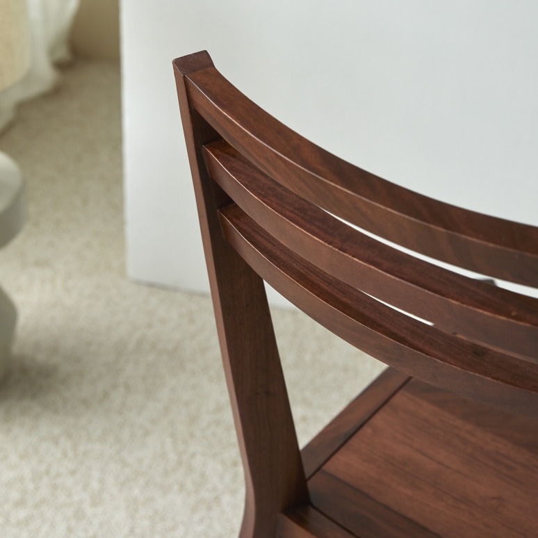 Luna - Silla de palisandro macizo