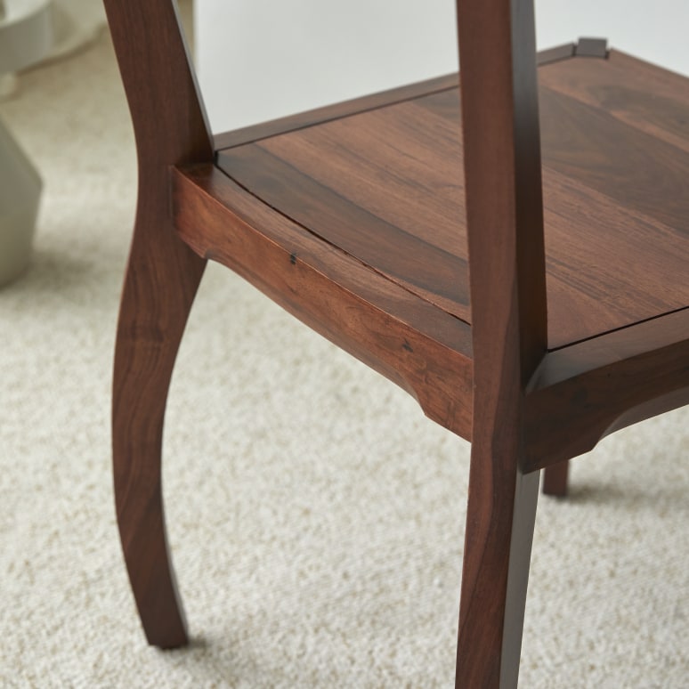 Luna - Silla de palisandro macizo