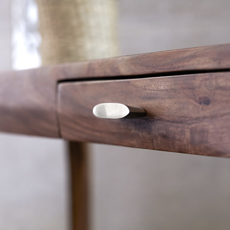 Luna - Console d'entrée en palissandre massif