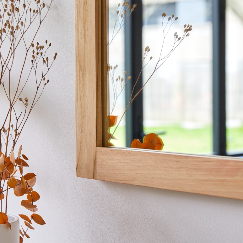 Bahya - Solid Teak Mirror