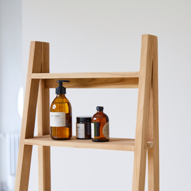 Bahya - Shelf in solid teak