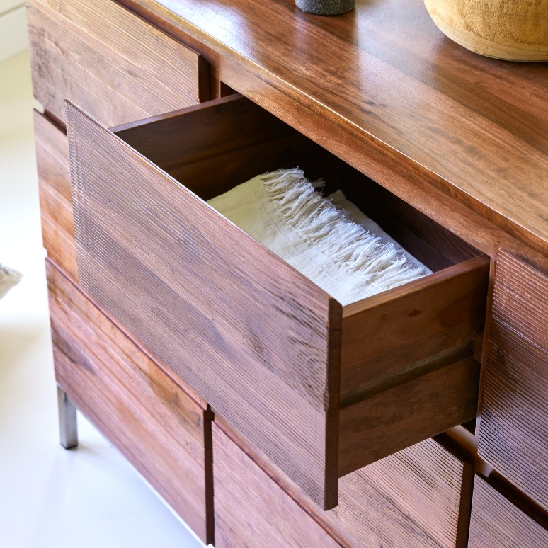 Nova - Buffet en palissandre massif 155 cm