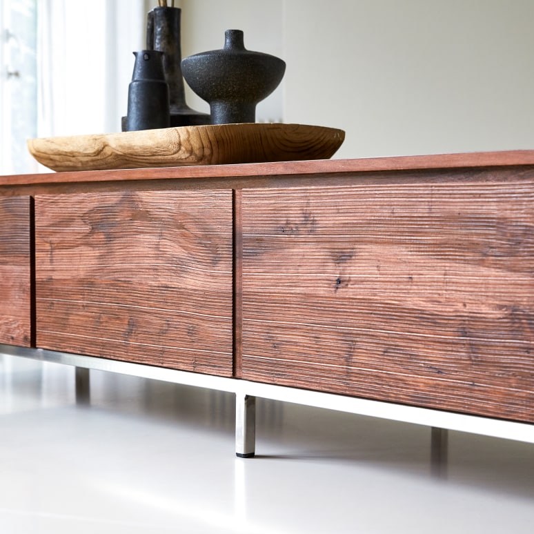Nova - Solid sheesham TV unit - 205 cm