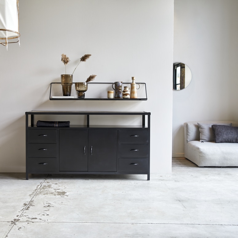 Industriel - Metal sideboard 160 cm